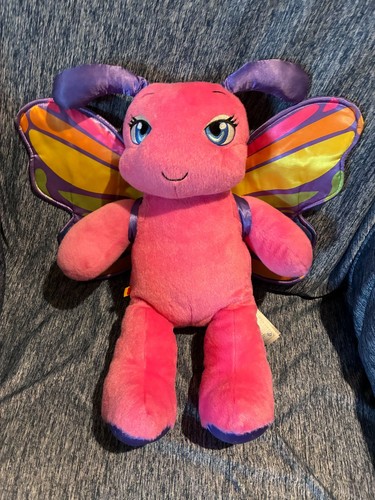 Build bear pink butterfly - bear,
