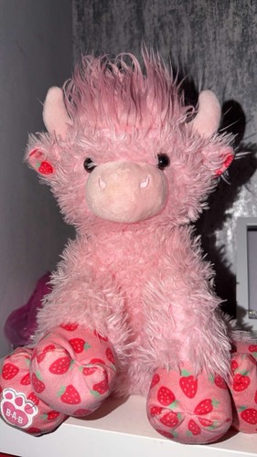 Build bear strawberry cow - bear,
