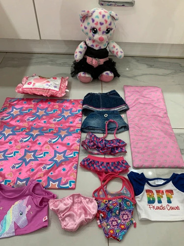 Build bear rainbow - rainbow, hearts