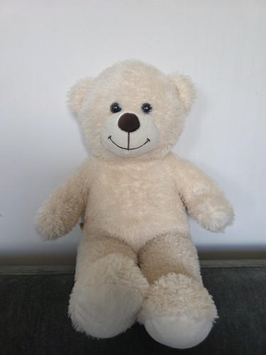 Cream build bear plush - plush, 16"