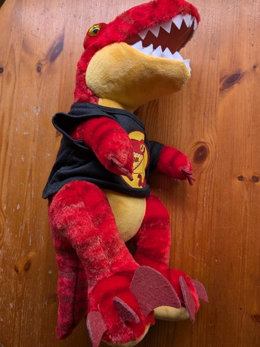 Build bear red raptor plush - build,