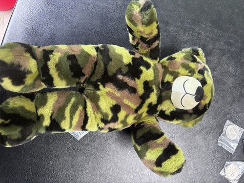 Camo teddy bear plush - teddy,