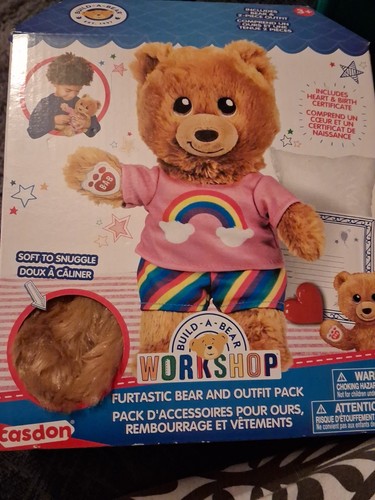 Build bear toy and rainbow - bear,