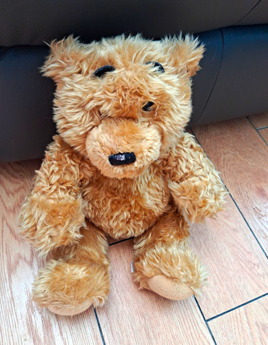Russ brown plush teddy - russ,